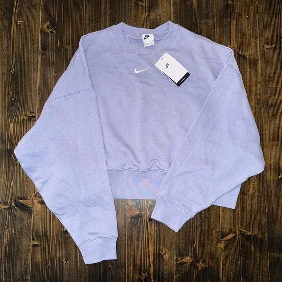 Nike Sportswear Phoenix Fleece Women's Over-Oversized Crew-Neck Sweatshirt Small - Picture 1 of 5